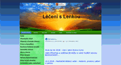 Desktop Screenshot of lecenislenkou.cz